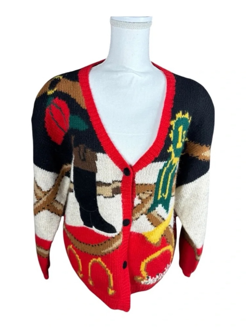 Vintage the eagles eye equestrian Sweater Size M